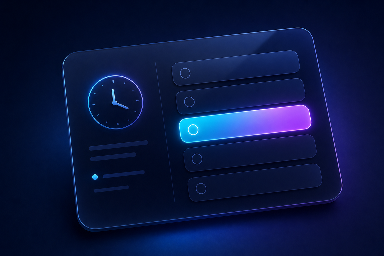 Select a time